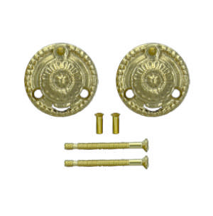 Nyckelbricka 1671-A Mässing Polerad Utan lack Ø45mm