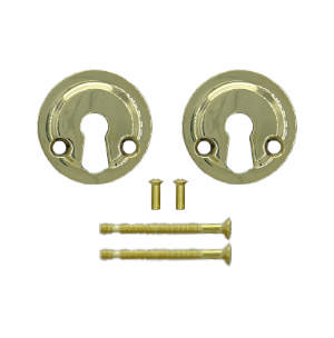 Nyckelbricka 1771-A Mässing Polerad Utan lack Ø45mm