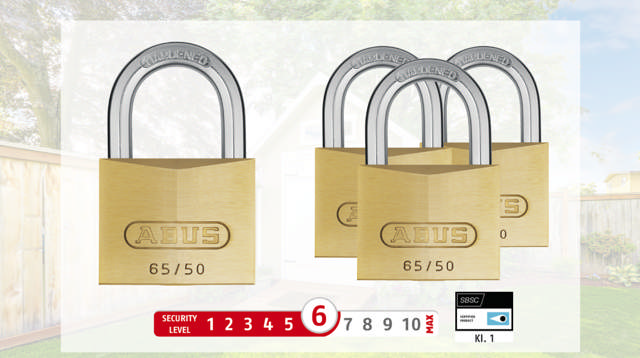 Hængelåse i messing – Find den rette ABUS hængelås