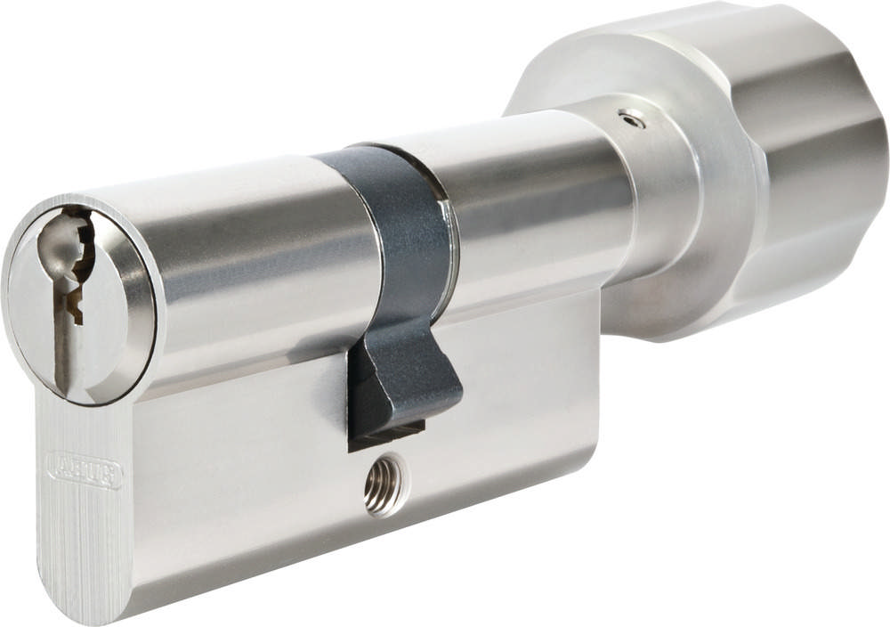 Profil cyl. m/knopp. V1L430 Rostfritt utseende +0 mm ut +0 mm in