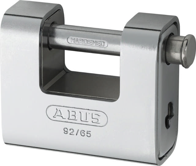 Abus Bolt hänglås 92/65 enkelbrytare.