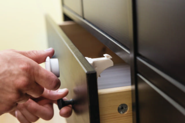 ABUS Magnetlås, 3 st + 1 nyckel