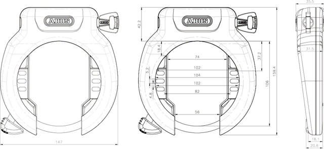 Ringlås 4750SL PRO AMPARO (VF) 4750SL NR BK PRO AMPARO