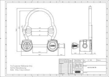 Klicklås 5000 Protectus XLH (VF) 5000 XLH SVART
