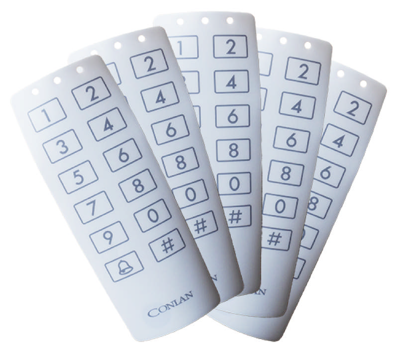 Conlan Frontplåt, Vit, för CT 1000, CT 2000, 5 st./pk