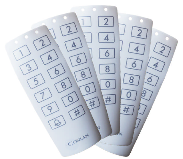 Conlan Frontplåt, Vit, för CT 1000, CT 2000, 5 st./pk