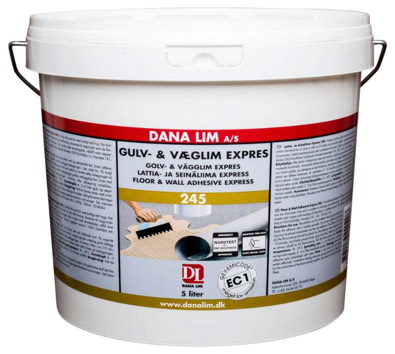 Dana Floor-Wall Adhesive Express 245 5,0L