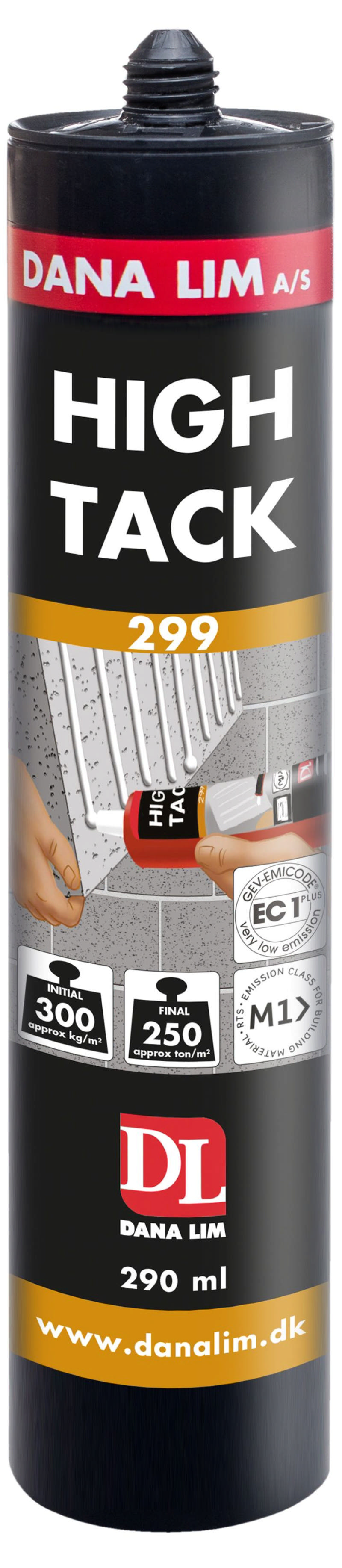 Dana Lim High Tack 299, vit, 290 ml