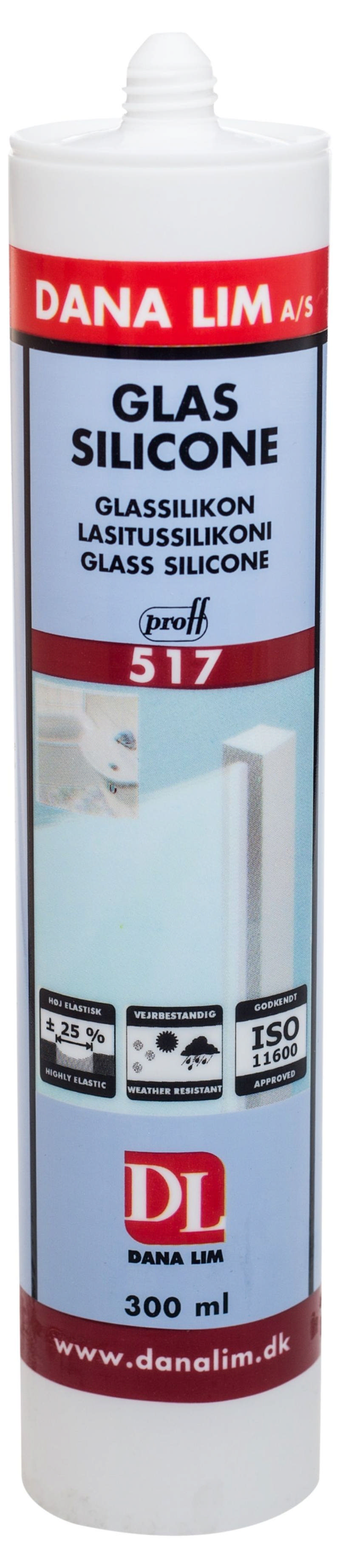 Dana Glassilicone 517 Transp 300 ml