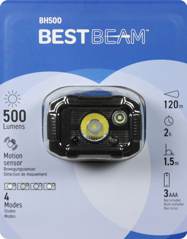 Bästa Beam BH500 pannlampa