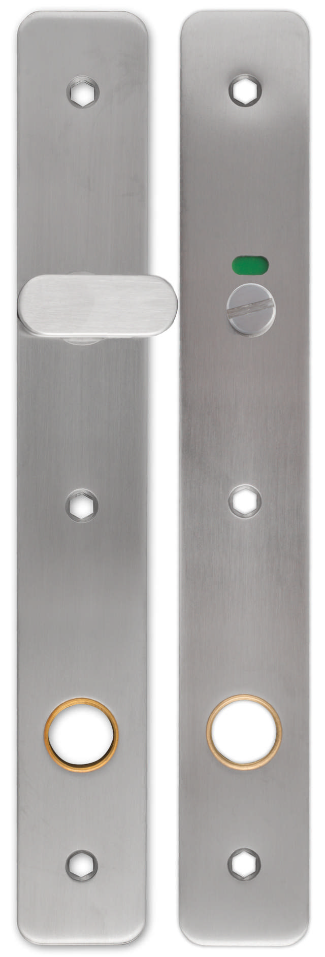 Långskylt smal profil för funktionshindrade toalettpersonal Assa C/C105