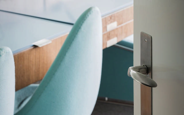 Arne Jacobsen dörrhandtag 111 mm. utan rosetter