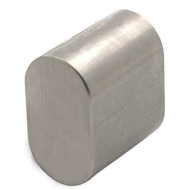 Lockit cylinderhus Blind Oval, Rostfritt utseende