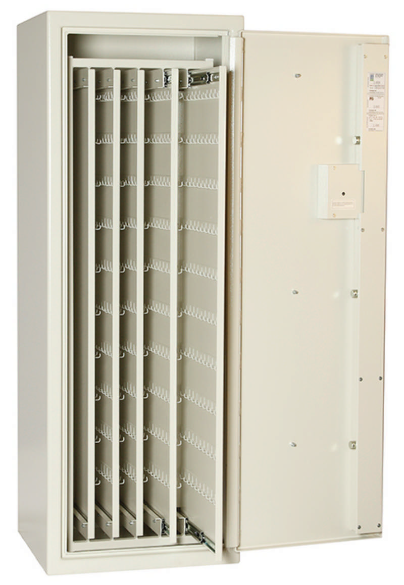 Profsafe nyckelskåp S1600, 880 krokar, godkänd, med elektriskt kodlås