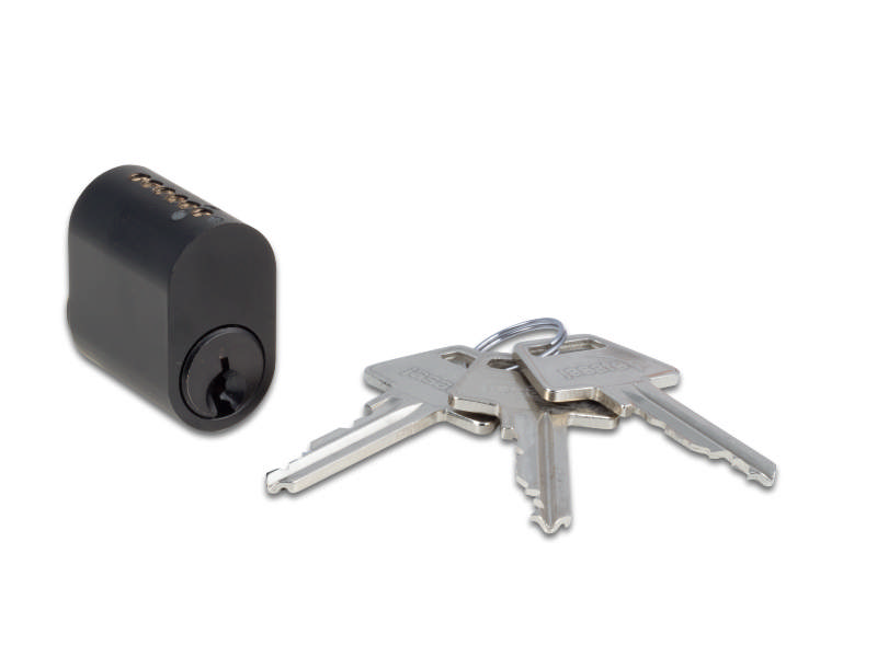 Cylinder 6-stift oval NOIR