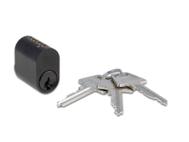 Cylinder 6-stift oval NOIR