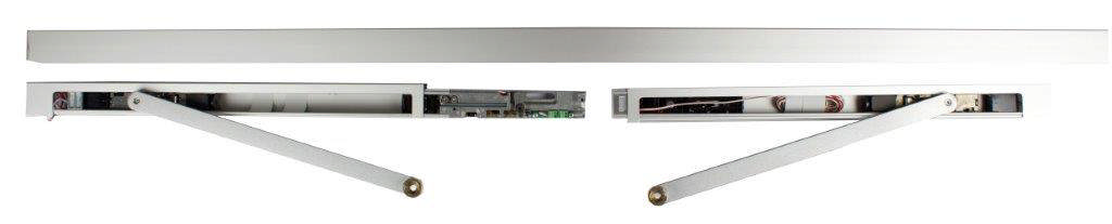 GEZE Glidskena TS 5000 E-ISM, silver (GSR-EMF) (B)