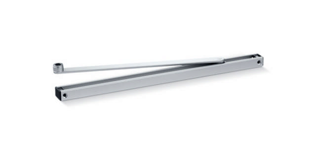 GEZE glidskena TS 5000, silver (B) (gla. modell)