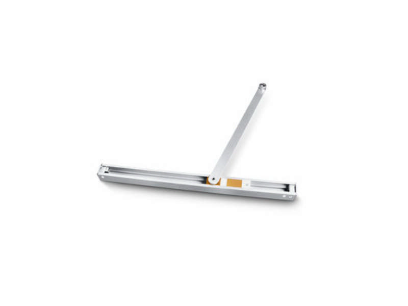 GEZE Glideskinne t/ TS 3000/5000 L højdejusterbar, sølv (BG)