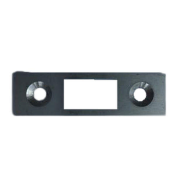 Lockit ändplatta för glaslås - Rostfritt