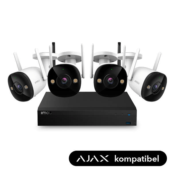 IMOU trådlöst videokit med 4 kameror, hårddisk spelar in 1TB