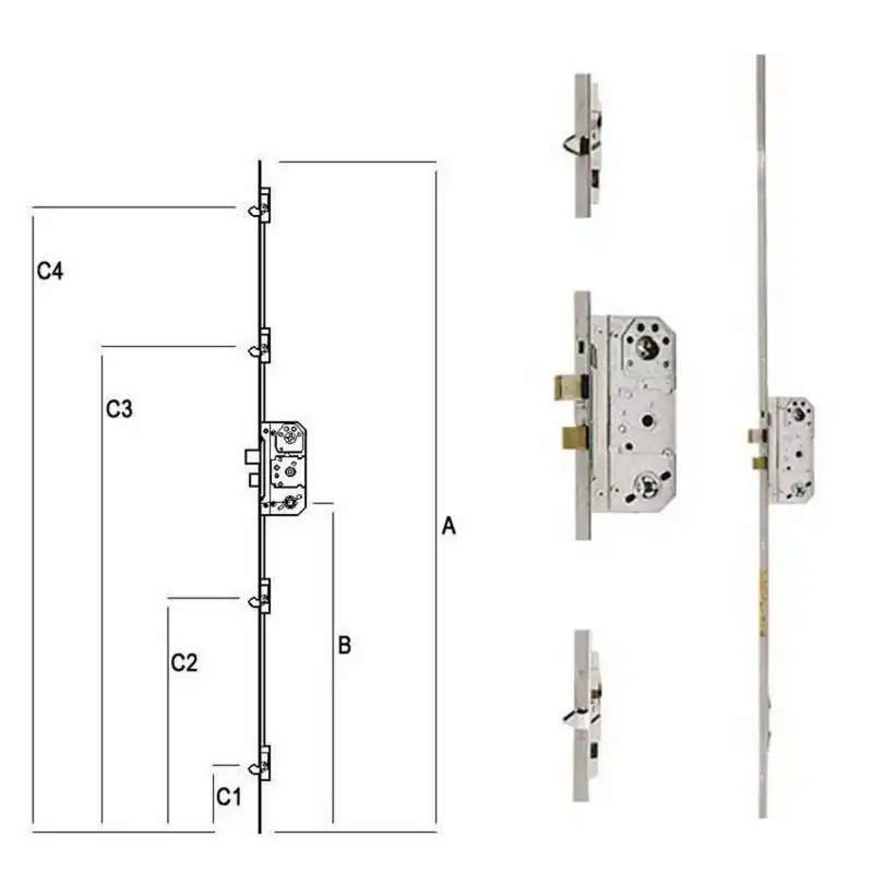 Fast stånglås för byte av Rational/ISI-låset