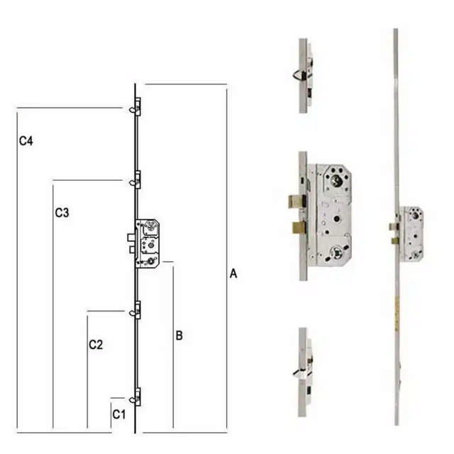 Fast stånglås för byte av Rational/ISI-låset