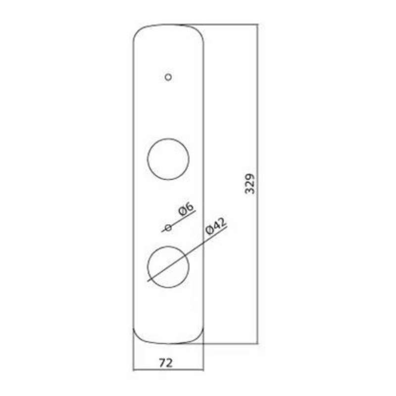 Yale Doorman invändig täckplåt