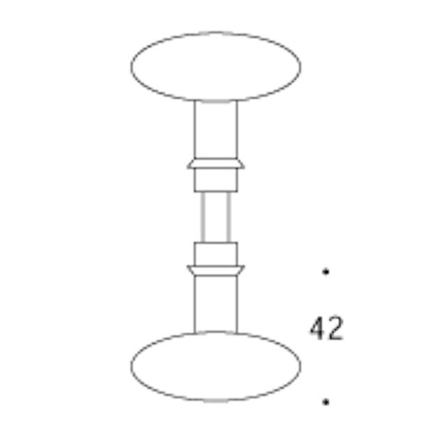Randi knapp P108090AB utan besättning, mess