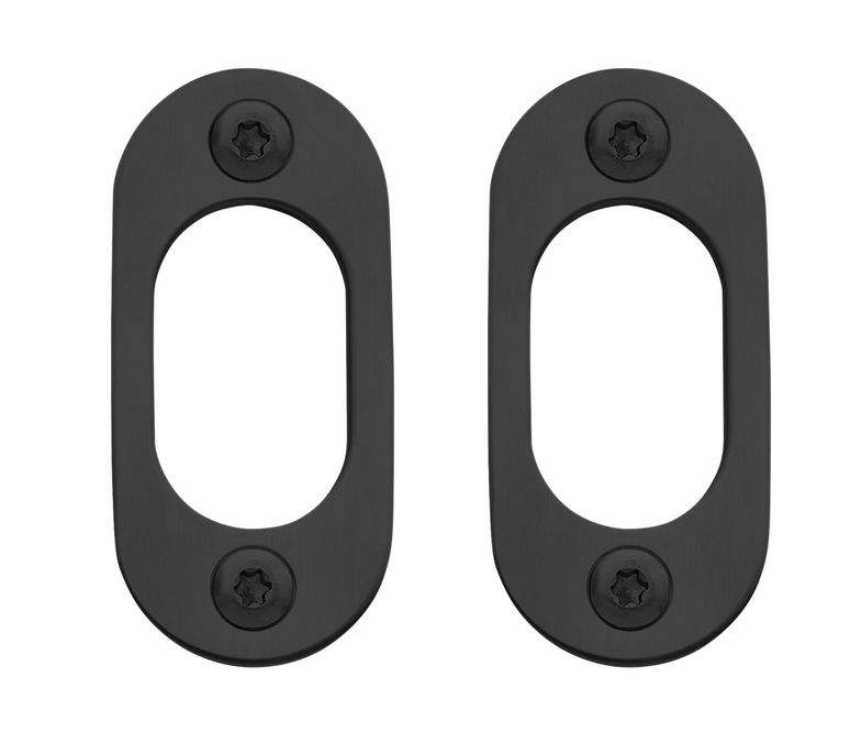 Randi Line 18 cylinderplatta solid cyl/cyl SMP, svart PVD