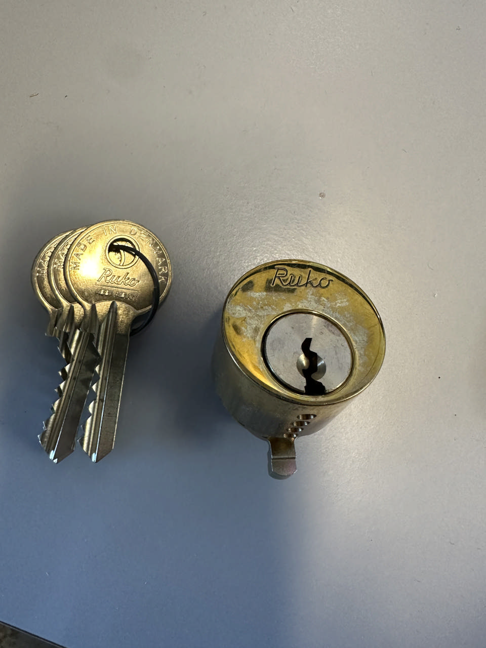 Ruko cylinder 5250 Mässing