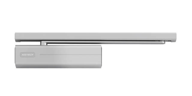 Abloy dörrstängare DC500 EN1-4 m/skjutskena G195, Silver