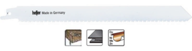 Heller bajonettsågblad 205mm rivning/universal, pk. a 5 st.