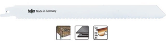 Heller bajonettsågblad 205mm rivning/universal, pk. a 5 st.