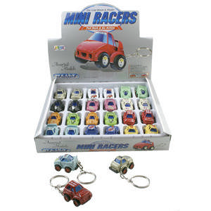Nyckelring m/"Mini Racers" 24 st (full display)