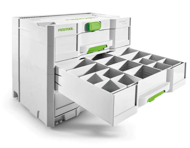 Festool Plastbehållare Set 60x60/120x71 3xFT