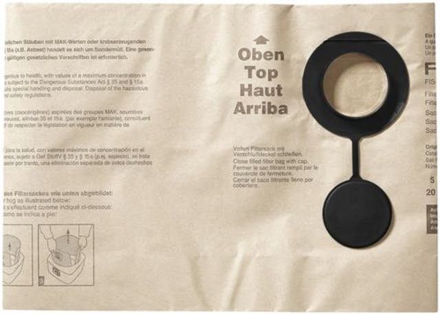 Festool Dubbel dammpåse FIS-SR 5/6 /5