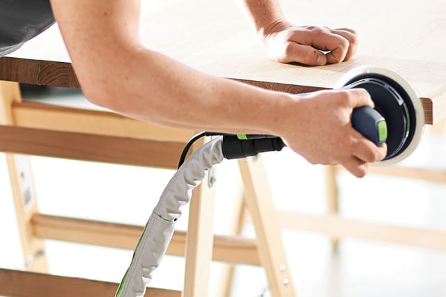 Festool Polerfilt STF D125 white Vlies, 10 stk