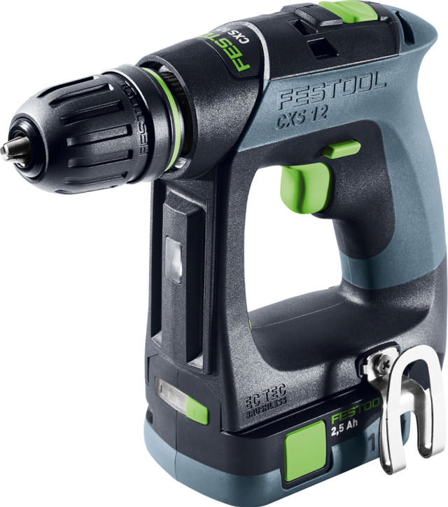 Festool sladdlös borr-/skruvdragare CXS 12 2,5-PLUS