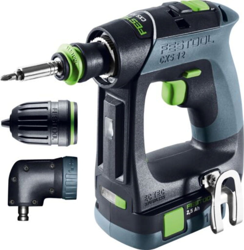 Festool sladdlös borr-/skruvdragare CXS 12 2,5-Set
