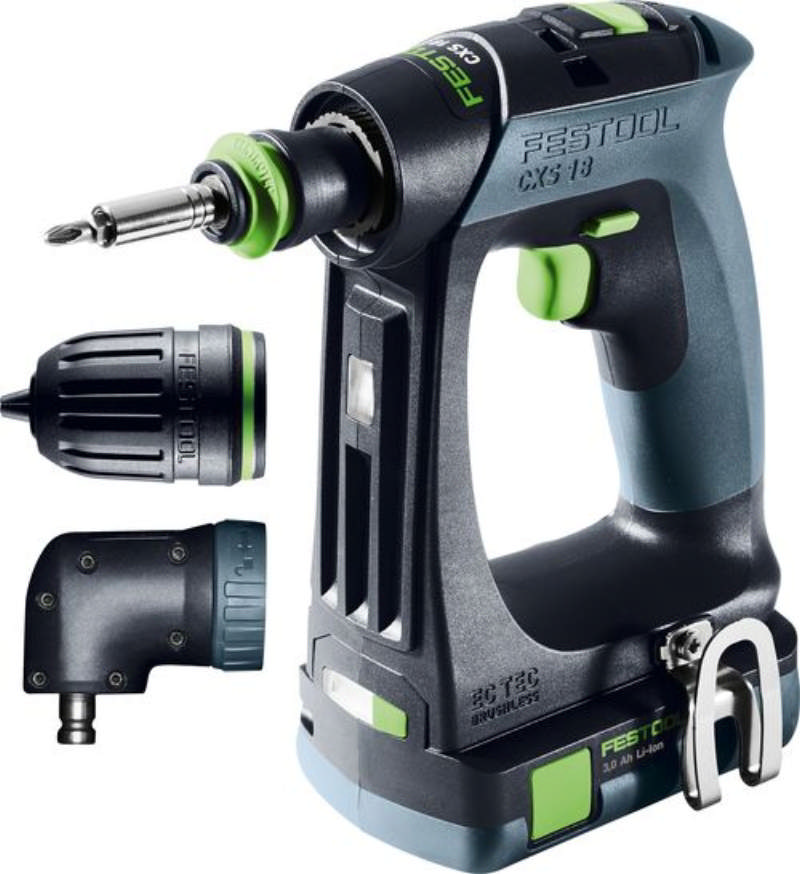Festool sladdlös borr-/skruvdragare CXS 18 C 3.0-Set