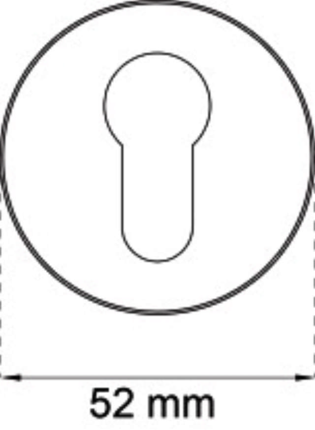 CYLINDERSKYLT 4MM FALL DOLD MONTERING RF