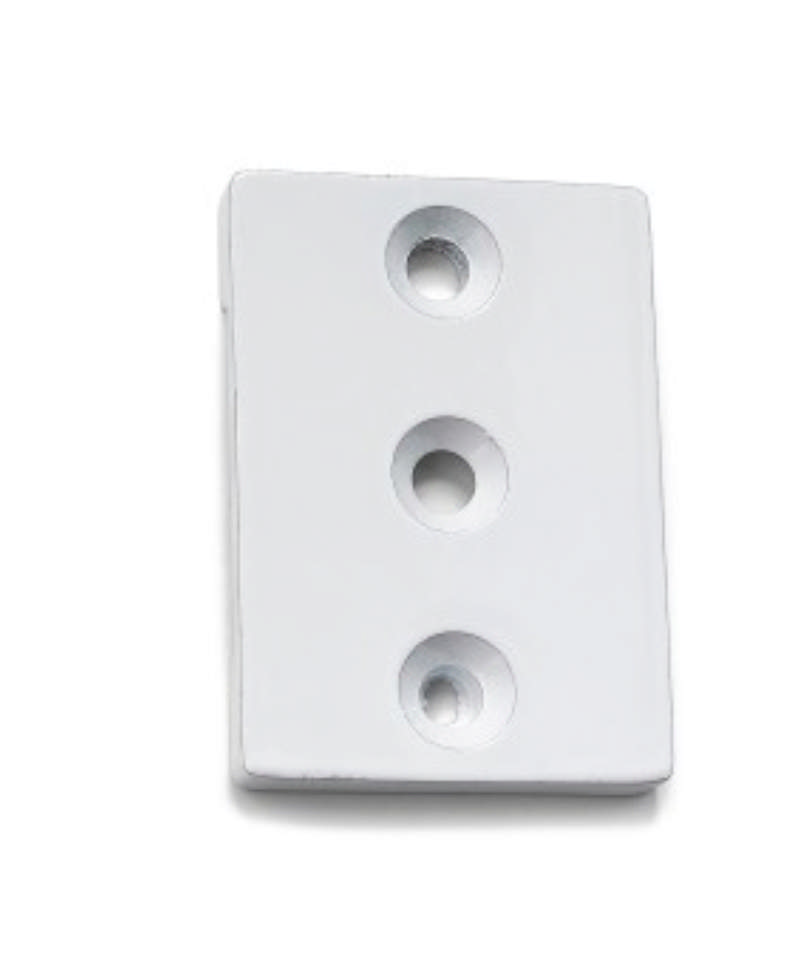 PLATTA FÖR UPPHÄNGNINGSGALGAR, 2 ST. VITA 