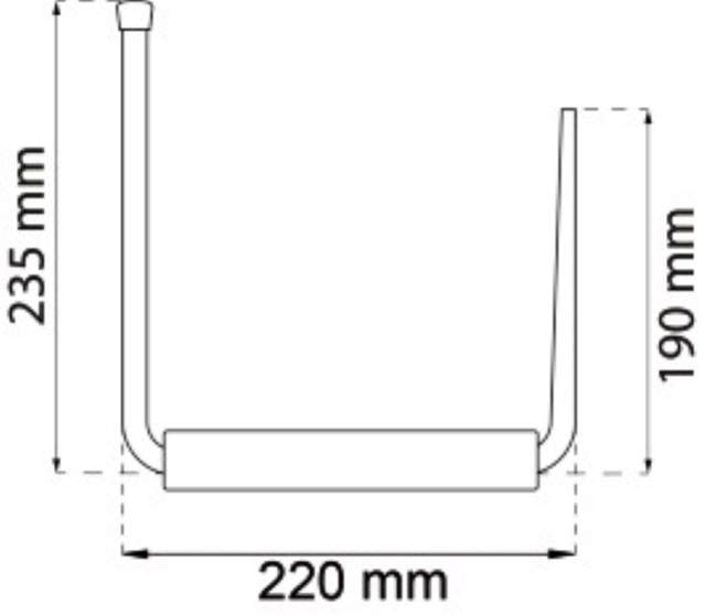SURFBRÄDEFÄSTE 216MM ELGALV
