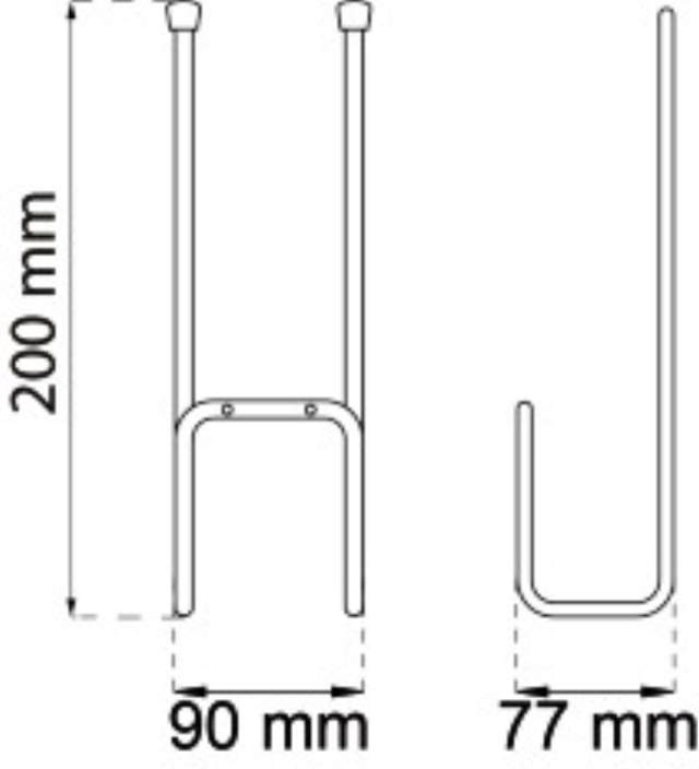 STÖVELHÄNGARE 200MM ELEGANT