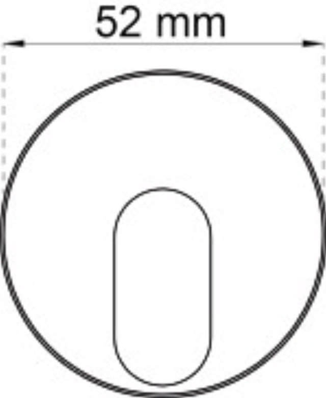 CYLINDER SVÄNG DOLD MONTERING RF