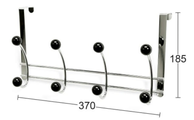 BONNY 4-KROKSHÄLL SVART/KROM