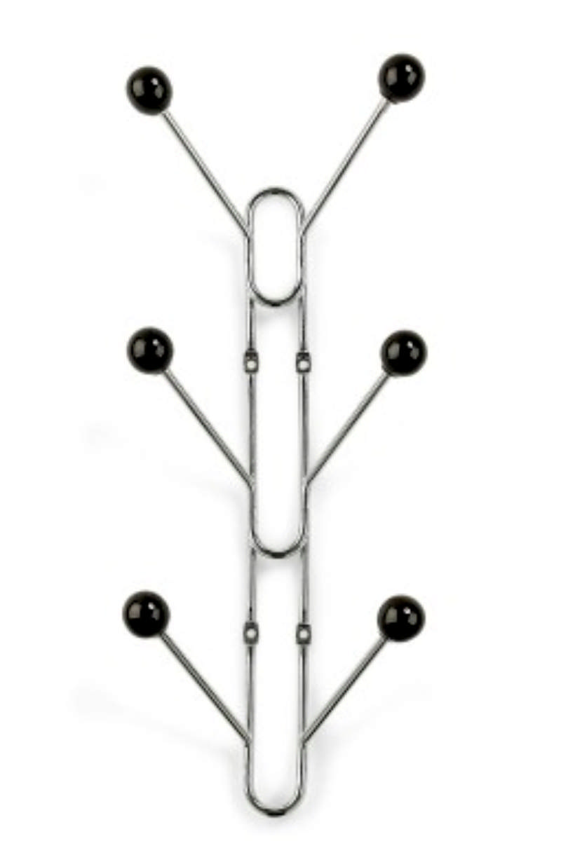 BENNY 6-KROKARS RACK SVART/KROM