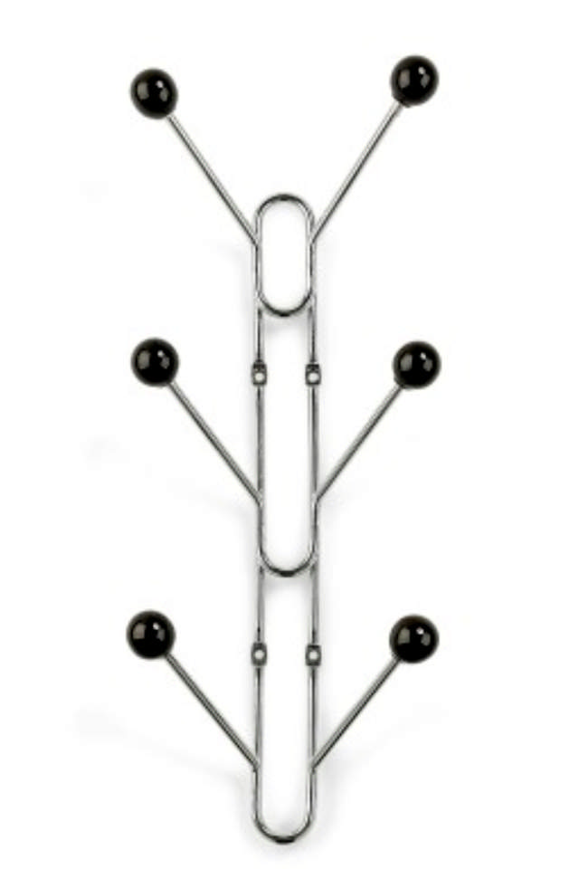 BENNY 6-KROKARS RACK SVART/KROM