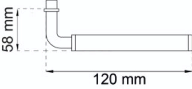 DÖRRHANDTAG 384 VIT/KROM 